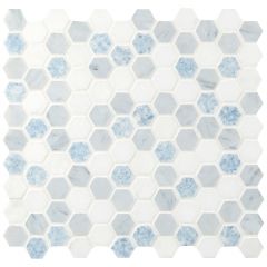 Azula Hexagon 11.61X11.81 Polished Marble Mosaic