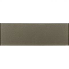 Metallic Gray 4X12 Glass Subway Tile