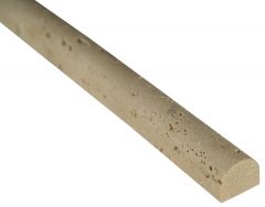 Chairo 3/4 in. X 12 in. Honed Engineered Marble Pencil Molding Tile