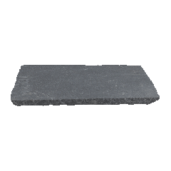 Antique Black 12X24 5Cm Tumbled Limestone Wall Cap