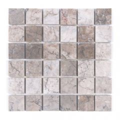 Gray Cloud 2X 2 Polished Marble Mosaic