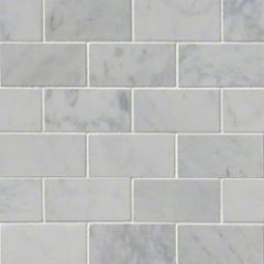 Carrara White Marble Tile 12x24