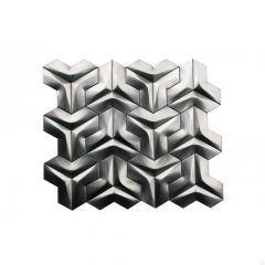 3D Arrowhead Brushed Mosaic