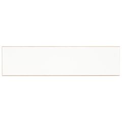 Metro White 2 in.X 8 in. Glossy Ceramic Wall Tile