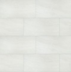 Praia White 12X24 Polished Porcelain Tile