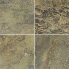 California Gold/Rustic Gold 16X16 Gauged Slate Tile