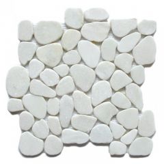 Snowflake 12X12 Interlocking Natural Pebbles