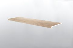 Flaxen 1.25 in. Thick X 12 in. Wide X 47.24 in. Length Luxury Vinyl Stair Tread Eased Edge